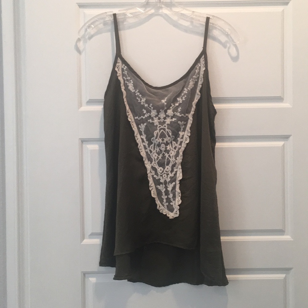 Beautiful Green Lacy Top